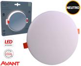 Painel Led Flat Embutir Redondo 24w Branco Neutro Bivolt Painel Led Flat Embutir Redondo 24w Branco Neutro Bivolt