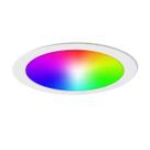 Painel Led Inteligente Rgb+cct Embutir Redondo 22x22 Ekaza