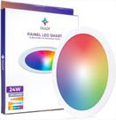 Painel LED Inteligente RGB Embutir Redondo 30x30 Ekaza 24W
