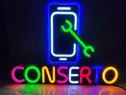 Painel led letreiro luminoso conserto celular néon Bivolt