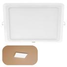 Painel Led Plafon 15w Philips Quadrado Embutir Branco Quente 3000k Bivolt