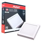 Painel Led Plafon Sobrepor Quadrado 6500K 18W Bivolt Avant