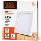 Painel led quad sobrepor 24w 6500k - black decker Painel led quad sobrepor 24w 6500k - black decker