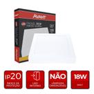 Painel Led Quadrado Sobrepor 220x220MM 18W 3000K Bivolt - Avant