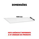 Painel Led Retangular Embutir 312x1250MM 45W 4000K Biv-Avant
