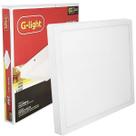 Painel Led Slim Sobrepor 24w Quadrado Branco Frio 28,5cm