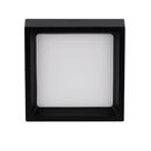 Painel LED Sobrepor Quadrado Preto 24W 3000K Bivolt Opus