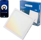 Painel Led Sobrepor Quadrado Smart 18w Tramontina 127 220v Branco Painel Led Sobrepor Quadrado Smart 18w Tramontina 127 220v Branco