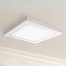 Painel Led Sobrepor Teto Bivolt Luminaria Decorar Iluminação Sobreposto Branco Quente