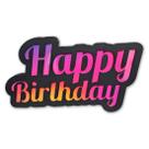 Painel Letreiro Led Luminoso Happy Birthday Feliz Niver
