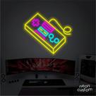 painel letreiro led Neon Controle decoracao festa bar