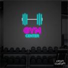 painel letreiro led Neon Gym Center decoracao festa bar