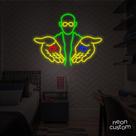 painel letreiro led Neon Matrix decoracao festa bar