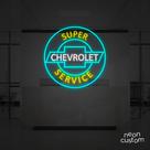 painel letreiro led Neon Super Chevrolet decoracao festa bar painel letreiro led Neon Super Chevrolet decoracao festa bar