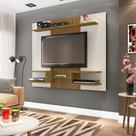 Painel Lourosa Off White Cinomomo Pintura 3D Ripada