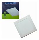 Painel lumanti led backstage 12w quadrado 3000k embutir