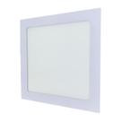 Painel Luminaria Embutir Led 12w 6500k Quadrado 16,7x16,7cm
