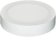 Painel Luminaria Led Redondo Sobrepor 12w 3000k Luz Amarela MbLed