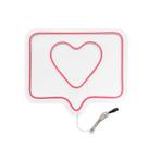 Painel Luminoso Letreiro Criativo INSTA - Neon LED Rosa