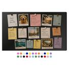 Painel Magnético Decorativo Para Souvenirs Fotos Recados Notas 50x80 Com 24 Imãs Painel Magnético Decorativo Para Souvenirs Fotos Recados Notas 50x80 Com 24 Imãs