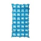 Painel Metalizado Fosco tipo Shimmer Wall Retângular Inflavel 50x100cm Azul Turquesa