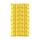 Painel Metalizado tipo Shimmer Wall Retângular Inflavel - 50x100cm - Dourado - 1 unidade - Make Mais - Rizzo