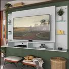 Painel Nairóbi Plus para TV Até 60" Branco Acetinado Texturizado Painel Nairóbi Plus para TV Até 60" Branco Acetinado Texturizado