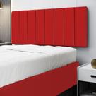 Painel Nashira 200 / A-020 Couro Vermelho