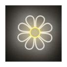 Painel Neon Flor Margarida Daisy Decoração Festa Quarto