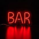 Painel Neon Led em Acrílico BAR 0,25 x 0,15cm
