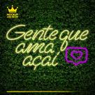 Painel Neon Led em Acrílico Personalizado - Gente que ama açaí 0,60 x 0,37cm