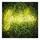 Painel Neon Led Gratidão Quarto Decoração