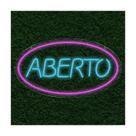 Painel Neon Led Letreiro Aberto Escrita Decoração Loja