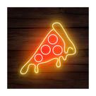 Painel Neon led Pizza Pizzaria Comida Decoração