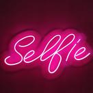 Painel Neon Selfie Iluminação Rosa 60 X 30cm Com Controle Painel Neon Selfie Iluminação Rosa 60 X 30cm Com Controle