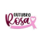 Painel Outubro Rosa em EVA com Glitter 35x53 cm Painel Outubro Rosa em EVA com Glitter 35x53 cm