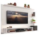 Painel Para Até 60 Polegadas Madesa Alfa Com Prateleiras E Nichos - Branco Branco