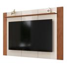 Painel Para Até 75 Polegadas 1,82m Detalhe Frisado Com Prateleira Heloisa Off White/madeirado Off White / Madeirado