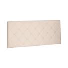 Painel para Cama Box Queen Tânia Suede Bege Painel para Cama Box Queen Tânia Suede Bege