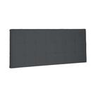 Painel para Cama Box Solteiro Verona Suede Cinza