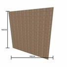 Painel para ganchos, ideal para lojas amadeirado escuro 180(A)x180(C)cm sem ganchos