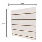 Painel para ganchos, ideal para lojas branco 60(A)x60(C)cm sem ganchos