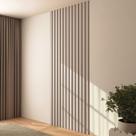 Painel para TV 100% Mdf Ripado Fendi Pa74 Fe - Dalla Costa Painel para TV 100% Mdf Ripado Fendi Pa74 Fe - Dalla Costa