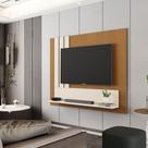 Painel Para Tv 40 Polegadas Suspenso Com Prateleira Moderno Sala Compacta 5119 Painel Para Tv 40 Polegadas Suspenso Com Prateleira Moderno Sala Compacta 5119