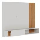 Painel para TV 55 Pol com Bancada Madrid C05 Off White Matte/Freijó - Mpozenato Painel para TV 55 Pol com Bancada Madrid C05 Off White Matte/Freijó - Mpozenato