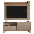 Painel Para TV 55 Pol e Rack Bancada 150cm Lucca Areia/Freijó C01 - Mpozenato