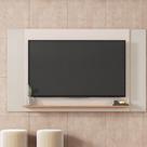 Painel para TV 65" Mondrian 180CM MDP Off White Caemmun Móveis