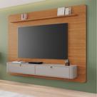 Painel para Tv 65 Polegadas Arcos 182x162cm Detalhes Curvos e Portas Báscula Marrom Cinamomo/Off-White Painel para Tv 65 Polegadas Arcos 182x162cm Detalhes Curvos e Portas Báscula Marrom Cinamomo/Off-White