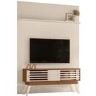 Painel Para Tv 65 Polegadas Composição Bancada Premax Naturale/off White