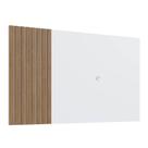 Painel Para Tv 65 Polegadas Ripado 180cm Branco Mel Proddy